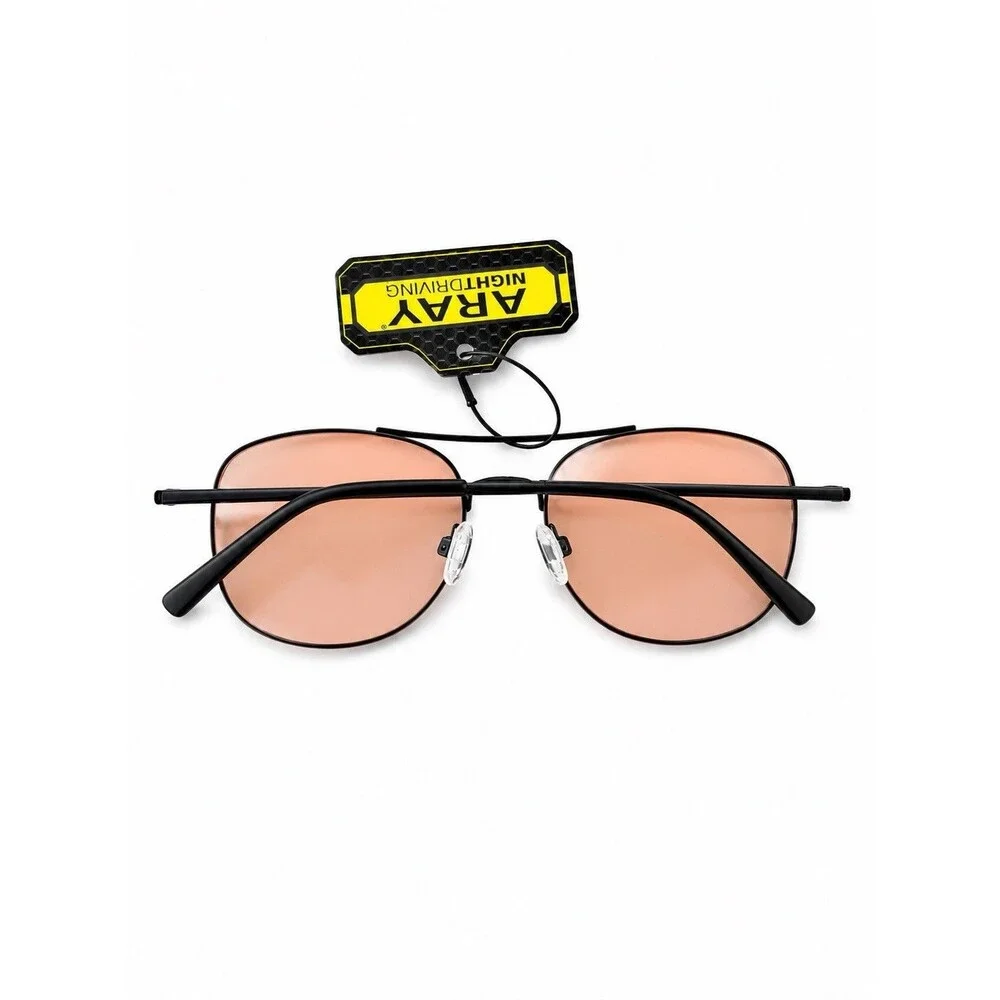 2 Pair Women’s Blue Light & Night Driving Glasses Aviator Computer Eyewear Set